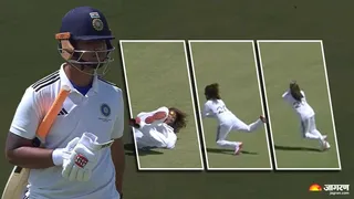 रजत पाटीदार ने वैभव सूर्यवंशी का कैच लपका