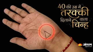 हथेली के केतु पर्वत पर चिह्न । (Picture Credit- AI Generated)