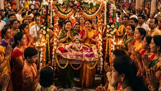 कल मनेगी श्रीकृष्णजन्माष्टमी, आधी रात जन्मेंगे कान्हा (AI Generated Image)