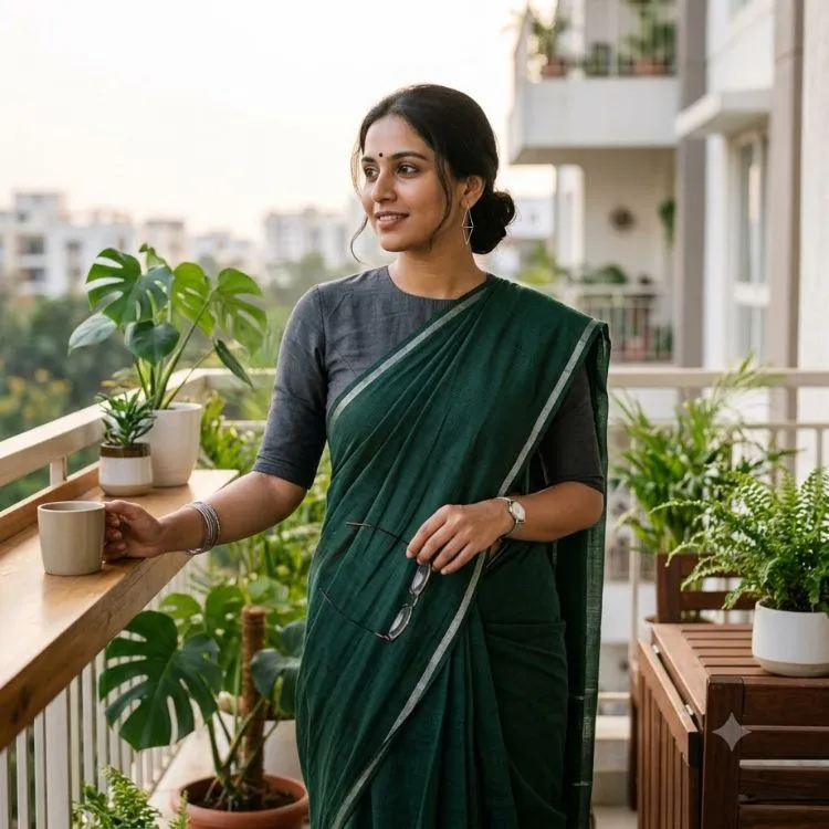 cotton saree styling tips