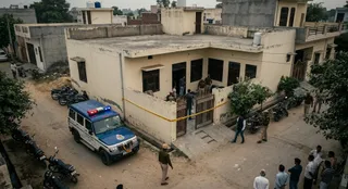 सोनीपत में नवदंपती की मौत के बाद मचा हड़कंप। (एआई जेनरेटेड इमेज)