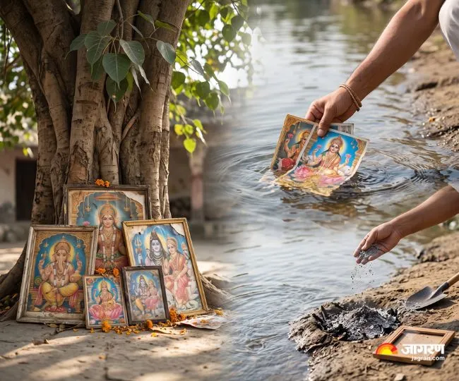 how to dispose damaged god pictures and calendars hindu scriptures