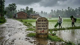 वाराणसी में अगस्त की रिकॉर्ड तोड़ वर्षा, 127 साल में 12वीं सर्वाधिक बारिश दर्ज।