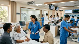 भारत के हेल्थकेयर सिस्टम की तारीफ (AI जेनरेटेड फोटो)