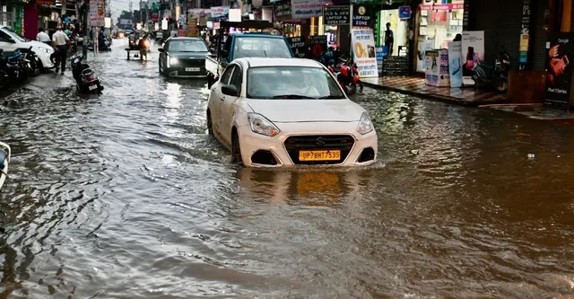 कानपुर में मानसून का तांडव: दो दिनों में 136 मिमी बारिश ने तोड़े रिकॉर्ड