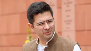 राज्य सभा सांसद राघव चड्ढा।