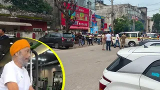 घटना के बाद मौके पर पहुंची पुलिस (जागरण)