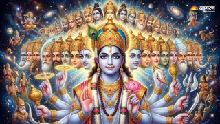 भगवान कृष्ण का दिव्य रूप (Picture Credits- AI Images)