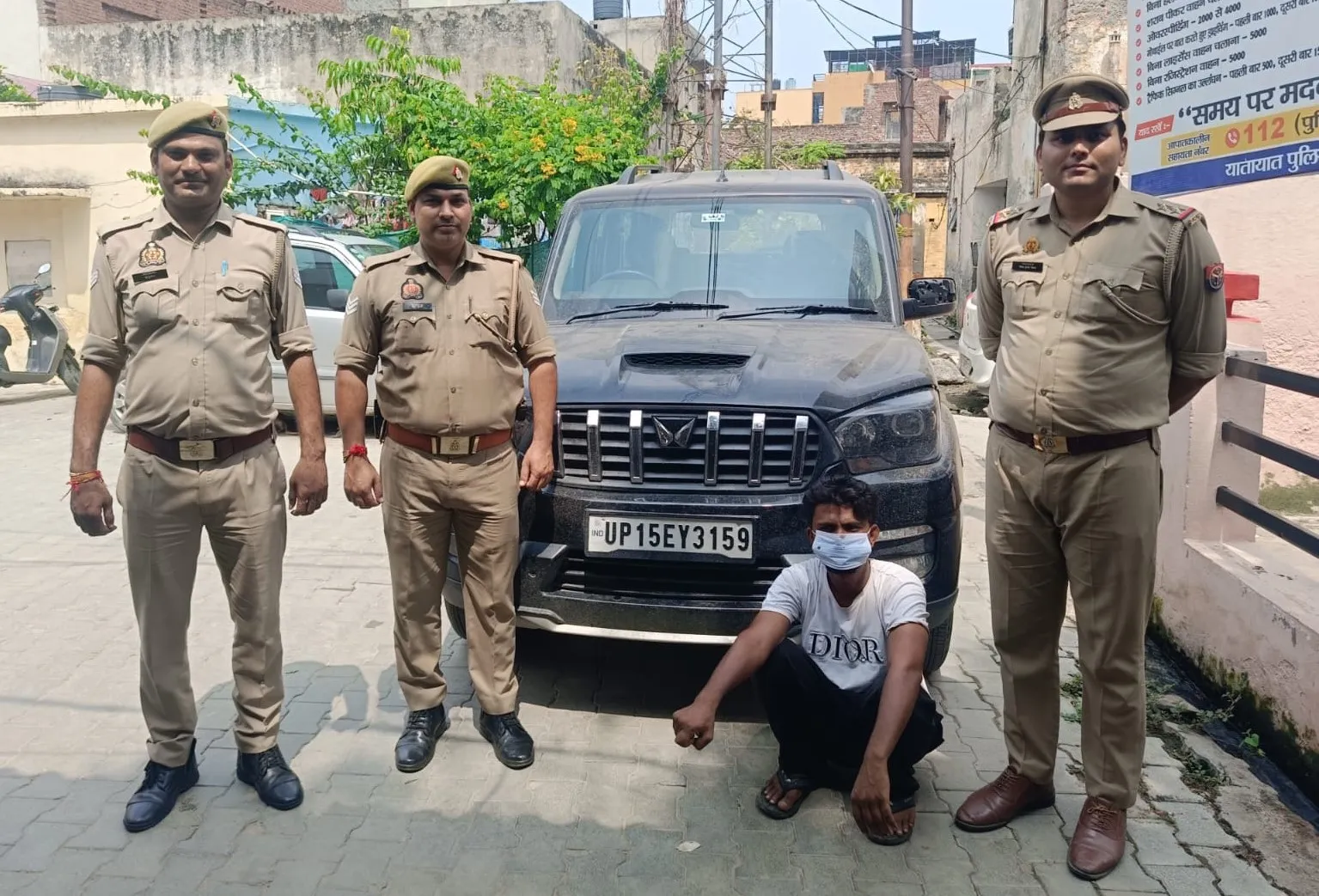 आरोपी ड्राइवर गिरफ्तार