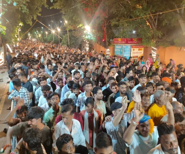 Mathura Janmashtami Crowd