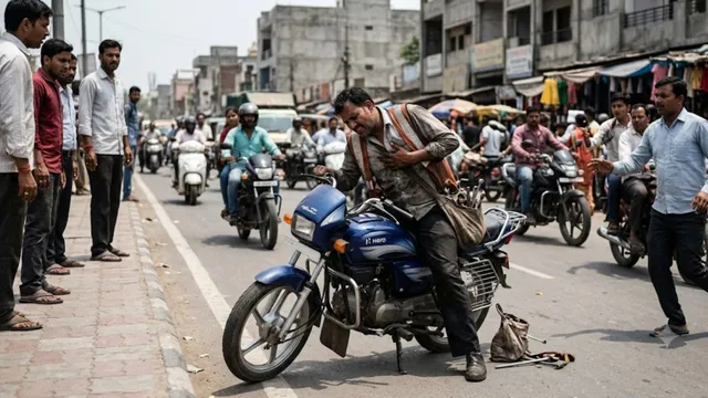 रेवाड़ी: चलती बाइक पर मैकेनिक को पड़ा अचानक दिल का दौरा, गड्ढे में गिरने से मौत
