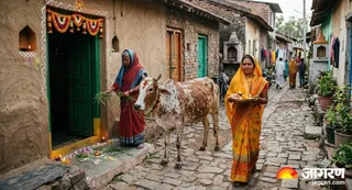 जन्माष्टमी से जुड़े संकेत (AI-Generated Image)