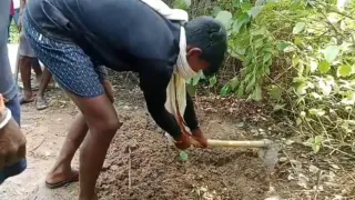 परिजनों ने जंगल में गाड़ा शव