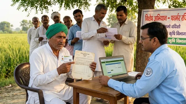 हरदोई में फार्मर रजिस्ट्री न बनने से किसान परेशान, आधार-खतौनी नाम अंतर बड़ी बाधा
