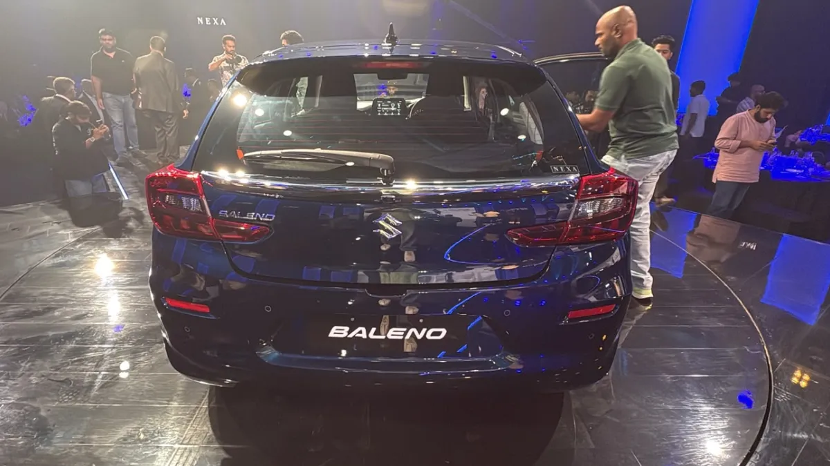 Maruti baleno facelift back