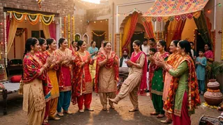 पंजाबी शादियों की रस्म से जुड़ा है ये गाना (AI Generated Image)