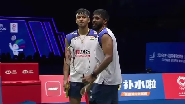 China Masters: सात्विक-चिराग दूसरे खिताब से एक कदम दूर, सेमीफाइनल में नूर और टैन को शिकस्त दी