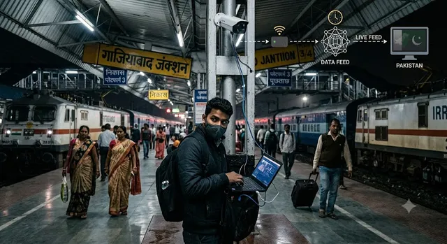गाजियाबाद जासूसी कांड में 13 के खिलाफ चार्जशीट, रेलवे स्टेशनों पर कैमरे लगाकर पाकिस्तान लाइव फीड भेजने का आरोप
