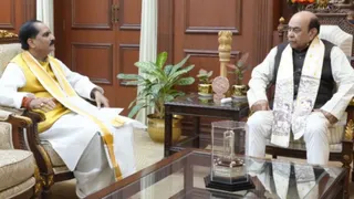 सांसद डॉ. गोपालजी ठाकुर ने पटना स्थित लोकभवन में राज्यपाल लेफ्टिनेंट जनरल (रिटायर्ड) सैयद अता हसनैन से मुलाकात की।
