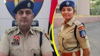 एसपी नरेंद्र बिजारणिया और मेधा भूषण (फाइल फोटो)