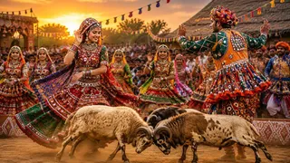 भेड़ों की लड़ाई से शुरू हुआ गुजरात का ‘हूडो’ (Image Source: AI Generated)