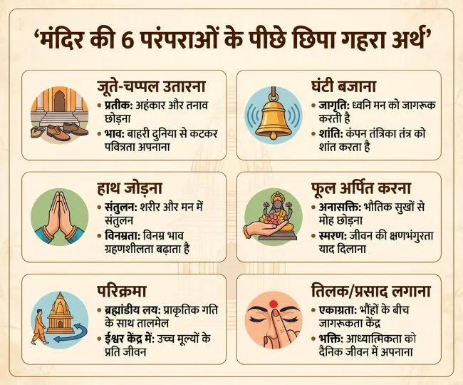 why do follow temple traditionshidden meaning and science behind 6 common hindu rituals