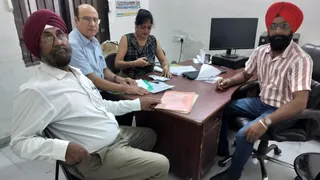 अमृतसर में SIR के लिए लगाया गया कैंप।