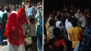 ग्रामीणों ने पुलिस के साथ की झड़प (जागरण)