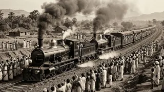 भारतीय की पहली पैसेंजर ट्रेन डेक्कन क्वीन की कहानी (Image Source: AI Generated)