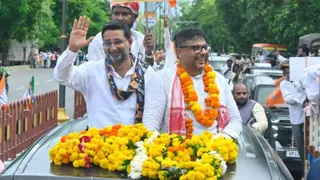 प्रदेश सरकार के राज्य मंत्री दानिश आजाद अंसारी --भाजपा अल्पसंख्यक मोर्चा के राष्ट्रीय अध्यक्ष कुंवर बासित अली