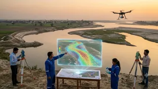 भागलपुर में बाढ़ का स्थायी इलाज तलाशेगी 'मैथमेटिकल मॉडलिंग' (AI Generated Image)