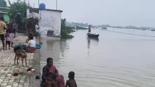 मधेपुरा में कोसी का कहर जारी, बाढ़ की चपेट में 1.25 लाख आबादी; प्रशासन अलर्ट