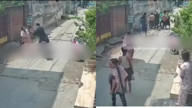 लुधियाना में बुजुर्ग महिला से बालियां झपट रहा था बाइक सवार, शोर मचाते ही लोगों ने दबोचा, जमकर हुई धुनाई
