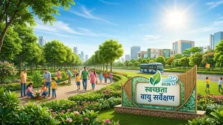 स्वच्छ वायु सर्वेक्षण में पंजाब के कई शहर अव्वल। एआई की मदद से फोटो बनाई गई है