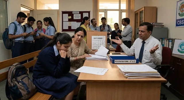 CBSE बोर्ड परीक्षा के पंजीकरण और सैंपल पेपर में देरी