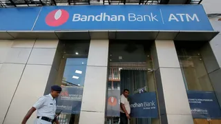 बंधन बैंक के शेयर तेजी के साथ बंद हुए।