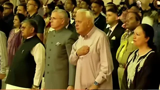 IFFJK उद्घाटन पर मुख्यमंत्री उमर अब्दुल्ला और डॉ. फारूक अब्दुल्ला। (फोटो- साहिल मीर/जागरण)
