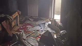 परिवार के अनुसार, आग से काफी नुकसान हुआ है।