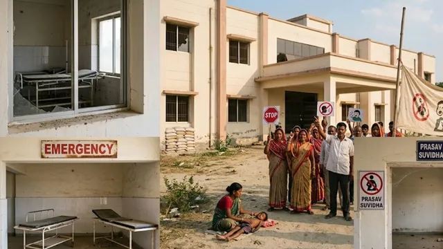 करोड़ों की लागत से बना अस्पताल पड़ा शो-पीस, सुपौल के सीएचसी में न इमरजेंसी न प्रसव सुविधा; आंदोलन की चेतावनी

