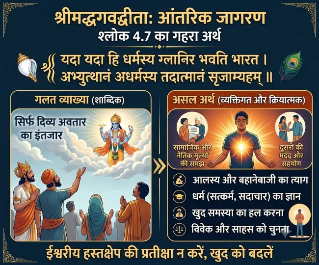 understanding yada yada hi dharmasya gita teachings for self transformation