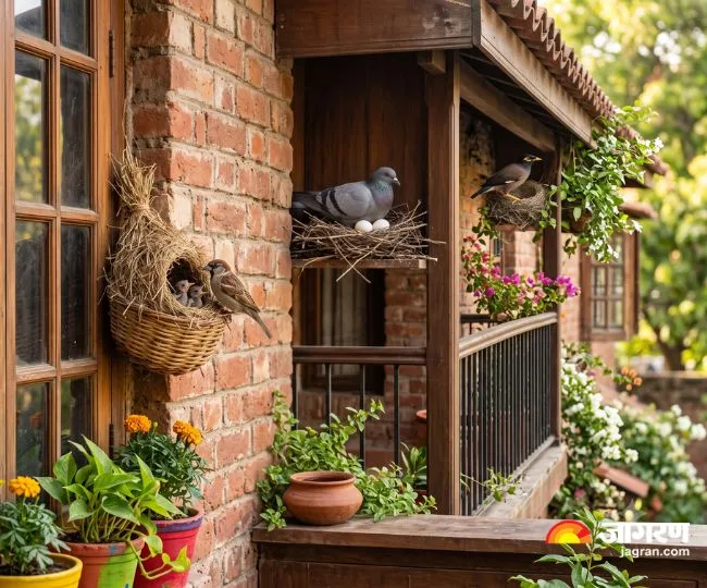 vastu tips for bird nest at home sparrow pigeon myna significance