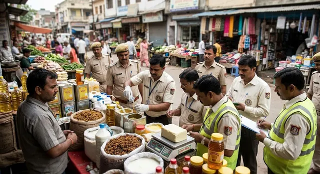 लखनऊ में मिलावटी खाद्य पदार्थ बेचने पर 10 प्रतिष्ठानों के खिलाफ कार्रवाई, सैंपल सही ना मिलने 5.90 लाख का जुर्माना
