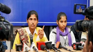 रोहतक सिस्टर्स की फाइल फोटो। पीटीआई