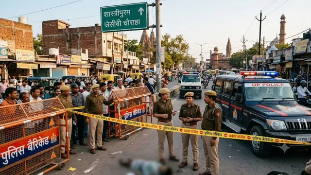 आगरा में सरेआम युवक ने युवती के गले पर चाकू मारा, बातचीत बंद होने से था नाराज .. आगरा में सरेआम युवक ने युवती के गले पर चाकू मारा, बातचीत बंद होने से था नाराज ..