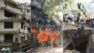 इमारत गिरने, आग लगने और गड्ढों में गिरने से पांच साल में 33 हजार लोगों की मौत हो गई। फोटो: आर्काइव