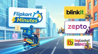 Flipkart Minutes के लिए आया अलग से एप। Photo- Gemini AI.