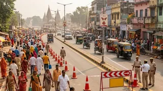 गया में स्पेशल ट्रैफिक प्लान जारी (एआई जेनरेटेड तस्वीर)