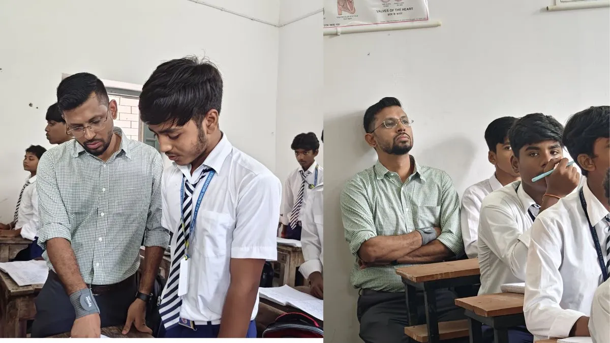 muzaffarpur dm inspects zilla school asks ohms law education quality check 2