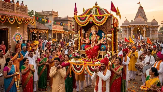 Navratri 2026: 11 अक्टूबर से शुरू होगा शारदीय नवरात्र, इस बार पालकी पर सवार होकर आएंगी मां दुर्गा
