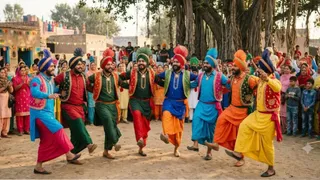 कैसे शुरू हुआ पंजाब का लोक नृत्य झूमर? (AI Generated Image)